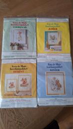 4 borduurpakketten Lanarte/Marjolein Bastin jaargetijden., Ophalen of Verzenden, Nieuw, Borduurpakket