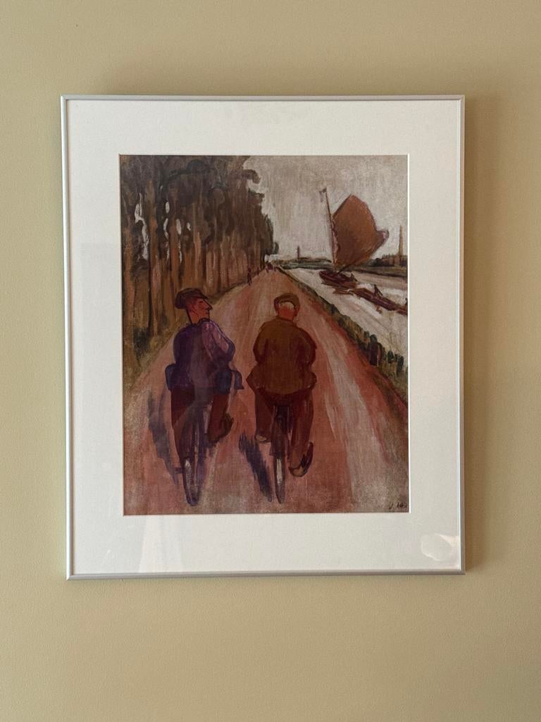 Jan Altink - Fietsers langs het Boterdiep, Ophalen