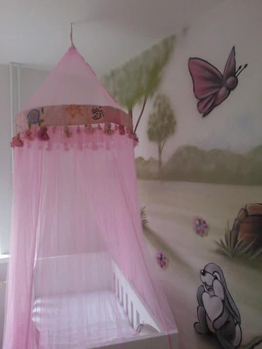 Prachtige roze klamboe!, Ophalen of Verzenden, Zo goed als nieuw