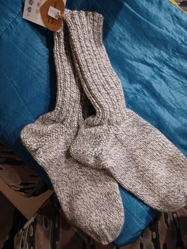 Handgebreide noorsesokken, Kleding | Heren, Sokken en Kousen, Ophalen of Verzenden, Nieuw, Maat 39 t/m 42, Overige kleuren