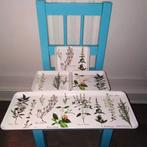 Setje dienbladen Botania kruiden Mebel Made in Italy, Ophalen, Overige materialen, Gebruikt, Schaal of Schalen