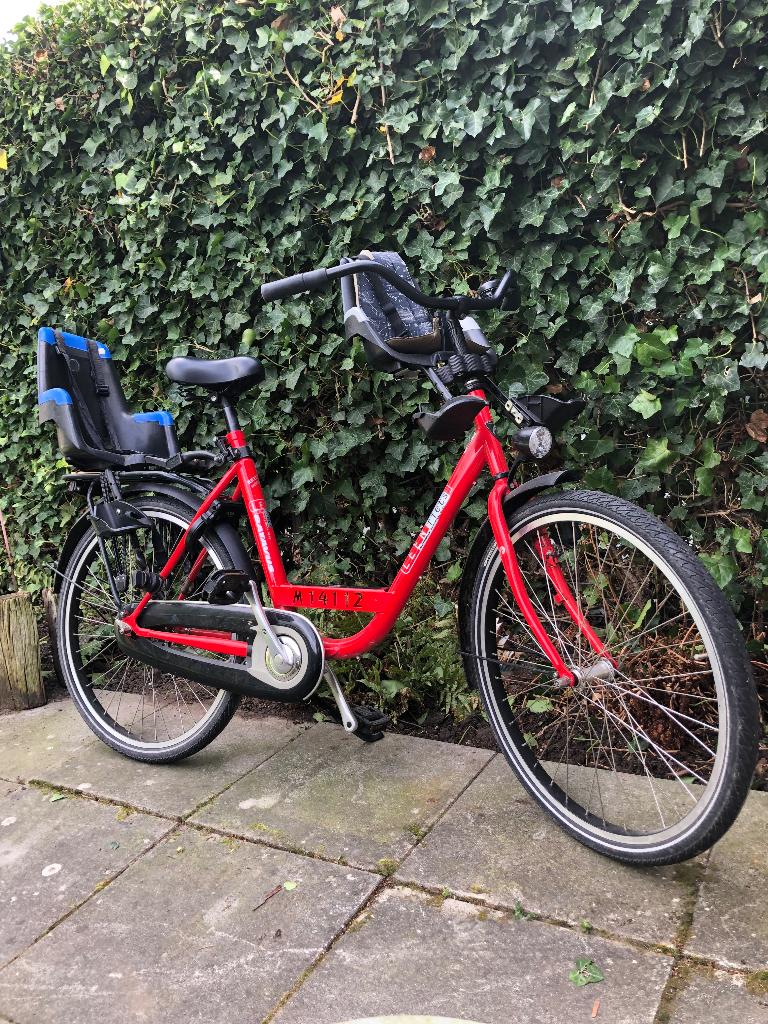 Batavus fiets Personal Bike Rood, Fietsen en Brommers, Ophalen, Terugtraprem, (Extra) lage instap, 47 tot 50 cm