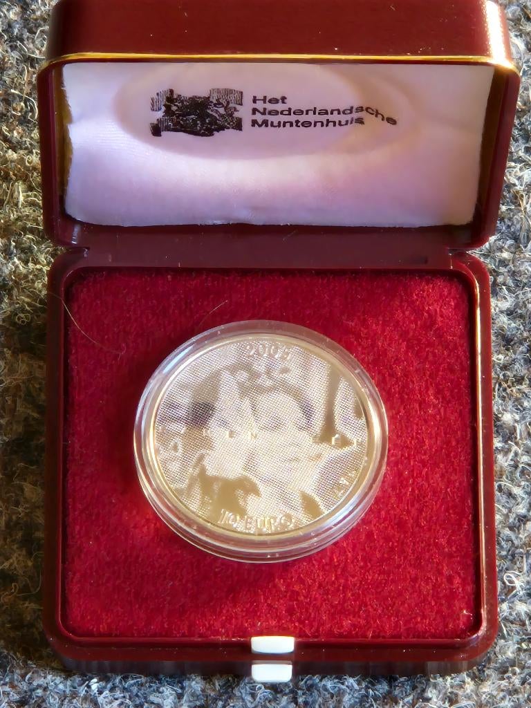 10 euro 2005 Sterling zilver proof (925/1000), Koningin Beatrix, Zilver, Euro's, Ophalen of Verzenden