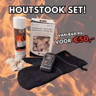Houtstook set, haal het optimale uit het stoken!, Info@dekachelerij.nl, Nieuw, Ophalen of Verzenden, Coevorderstraatweg 63