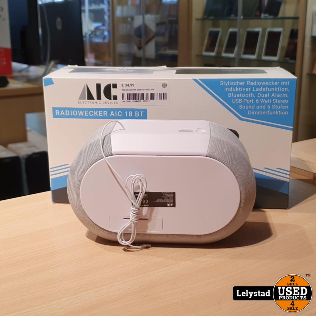 AIC Bluetooth Wekkerradio Wit, AIC, Zo goed als nieuw, Support@aic.com, 2F, No. 1, Alley 20, Lane 407, Sec. 2
Tiding Blvd., Neihu District
Taipei 114
Taiwan