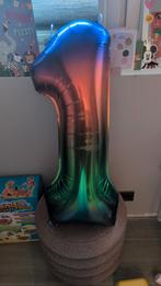 Folieballon 1 jaar multicolor, Ophalen, Versiering, Verjaardag