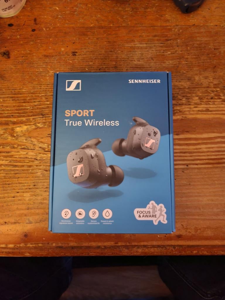 Nieuwe Sennheiser Sport True Wireless Oordopjes, Ophalen of Verzenden, Nieuw, Sennheiser, Draadloos