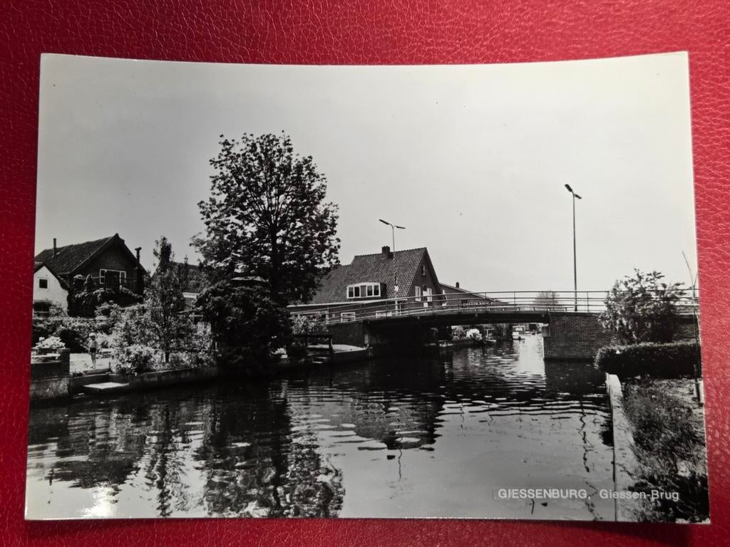 Giessenburg bij Hardinxveld-Giessendam Giessen - Brug, Verzamelen, Ansichtkaarten | Nederland, Ophalen of Verzenden, 1960 tot 1980