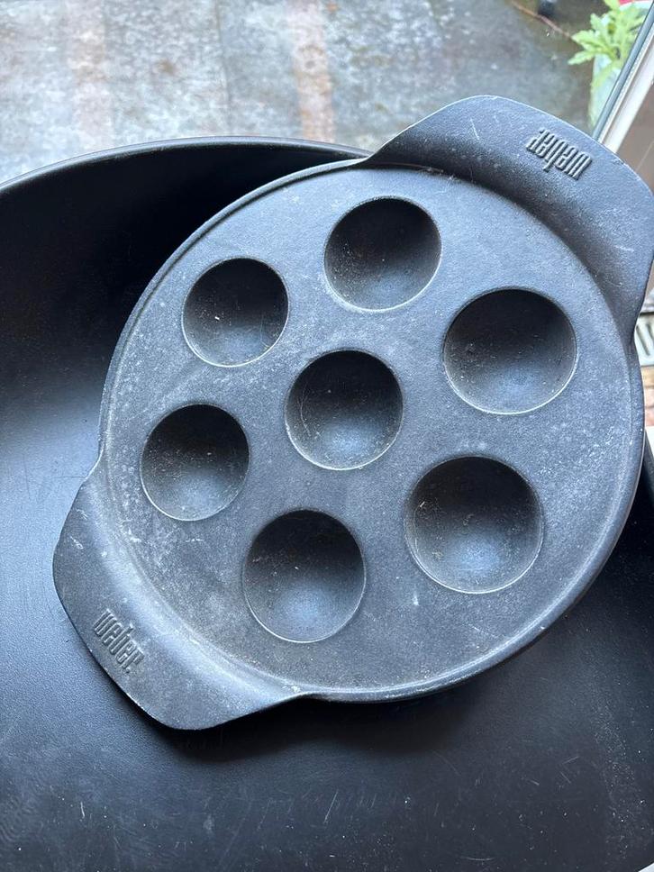 Weber gietijzeren pan, Tuin en Terras, Barbecue-accessoires, Nieuw, Ophalen of Verzenden