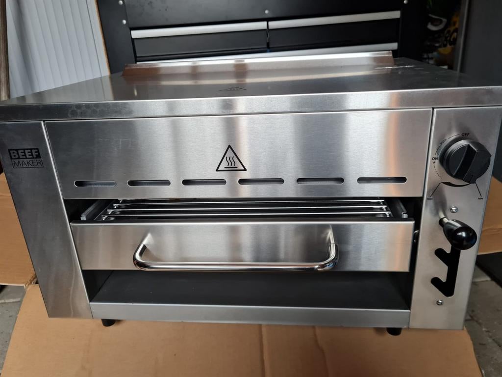 Grill Time Beef Maker - Hoge Temperatuur Grill, Ophalen of Verzenden, Zo goed als nieuw, Grill Time