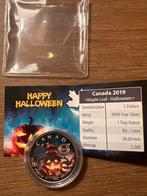 Canada 2019 Maple Leaf Halloween 1 oz puur zilver, Ophalen of Verzenden, Noord-Amerika, Losse munt, Zilver