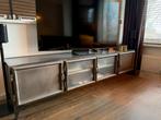 Stoer industrieel TV-meubel en dressoir, Ophalen, 150 tot 200 cm, Glas, Industrieel