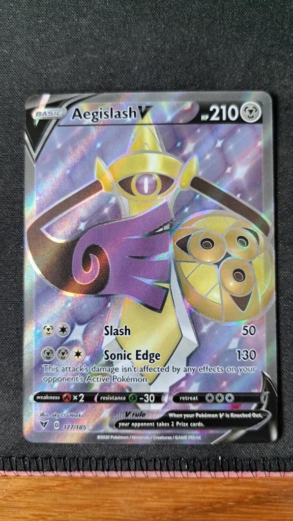 Aegislash V Vivid Voltage VIV 177 Pokémon, Verzenden, Nieuw, Losse kaart, Foil