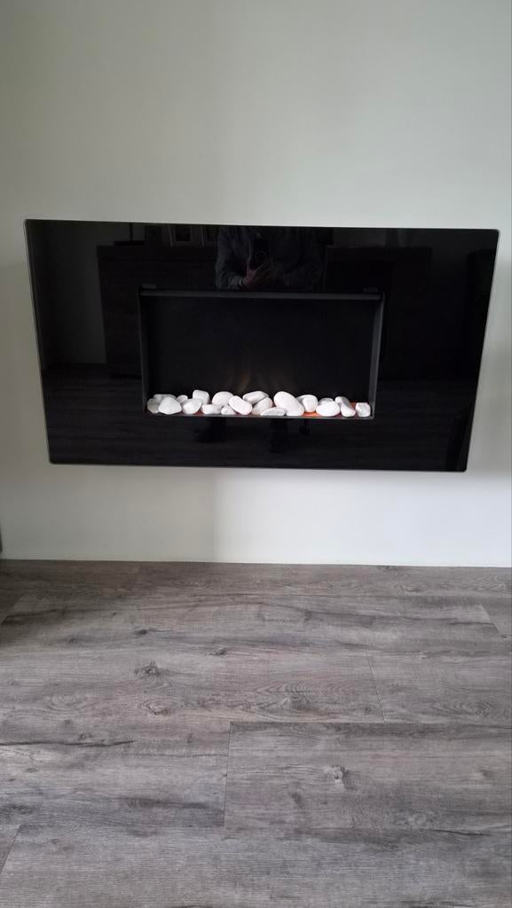 Elektrische haard met verwarming en afstandsbediening, Ophalen