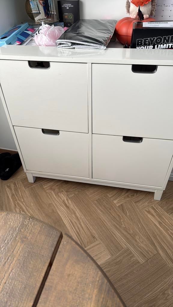 Schoenenkast schoenenrek wit ikea, Ophalen, Zo goed als nieuw