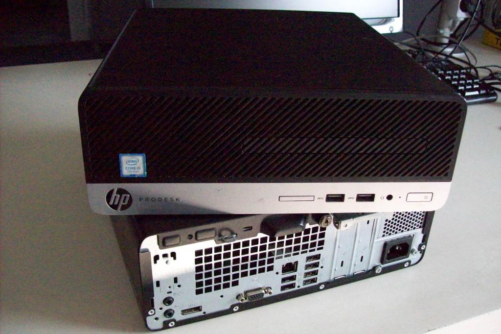 te koop HP prodesk barebone, Zo goed als nieuw, SSD, Intel Core i5, 3 tot 4 Ghz