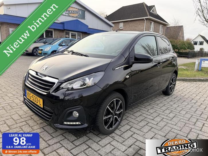 Peugeot 108 1.0 e-VTi Collection airco privancyglass Chrome!, Auto's, Peugeot, Bedrijf, Te koop, ABS, Airbags, Airconditioning