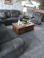 NIEUWSTAAT BANK INCLUSIEF ELEKTRISCHE STOEL, Huis en Inrichting, Ophalen of Verzenden, Zo goed als nieuw