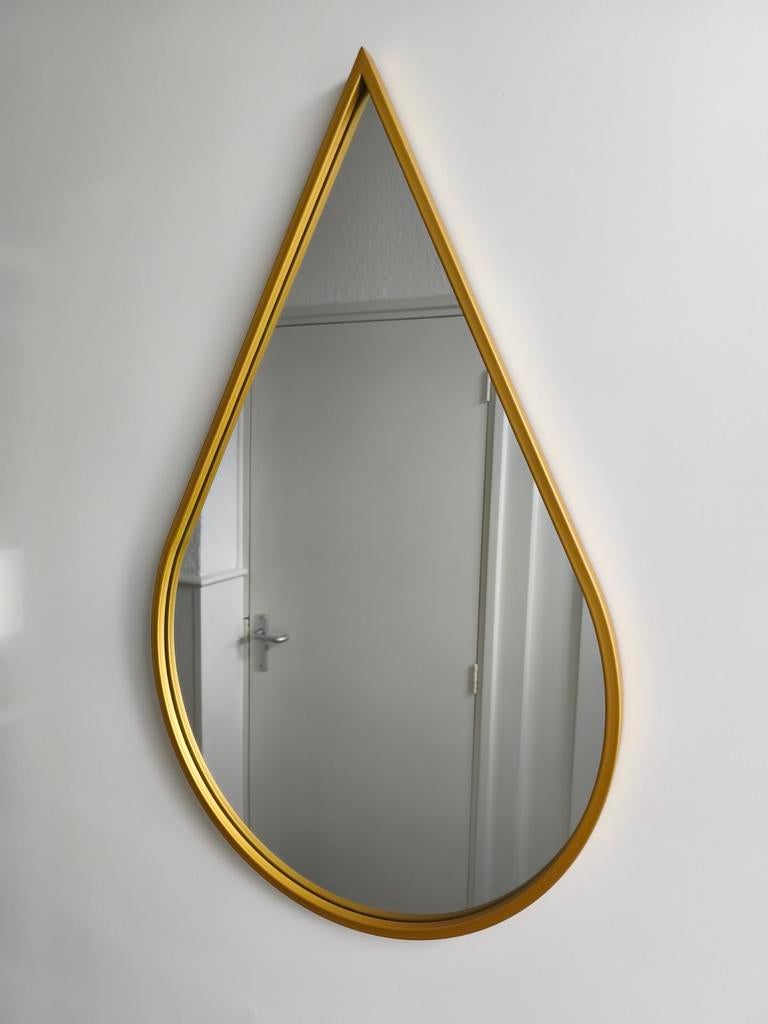 Te koop, mooie zgan spiegel., Ophalen, Zo goed als nieuw, Minder dan 50 cm, Minder dan 100 cm