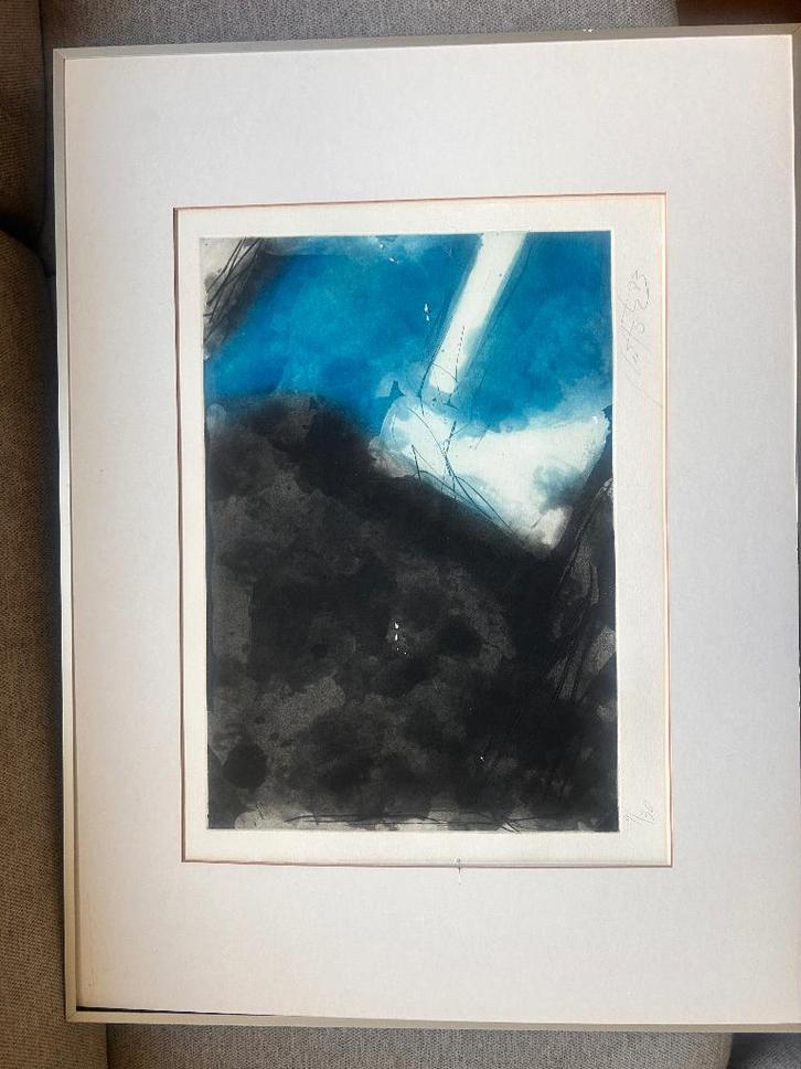 Ets Ger Lataster 9/30 Axe, Antiek en Kunst, Kunst | Schilderijen | Abstract, Ophalen