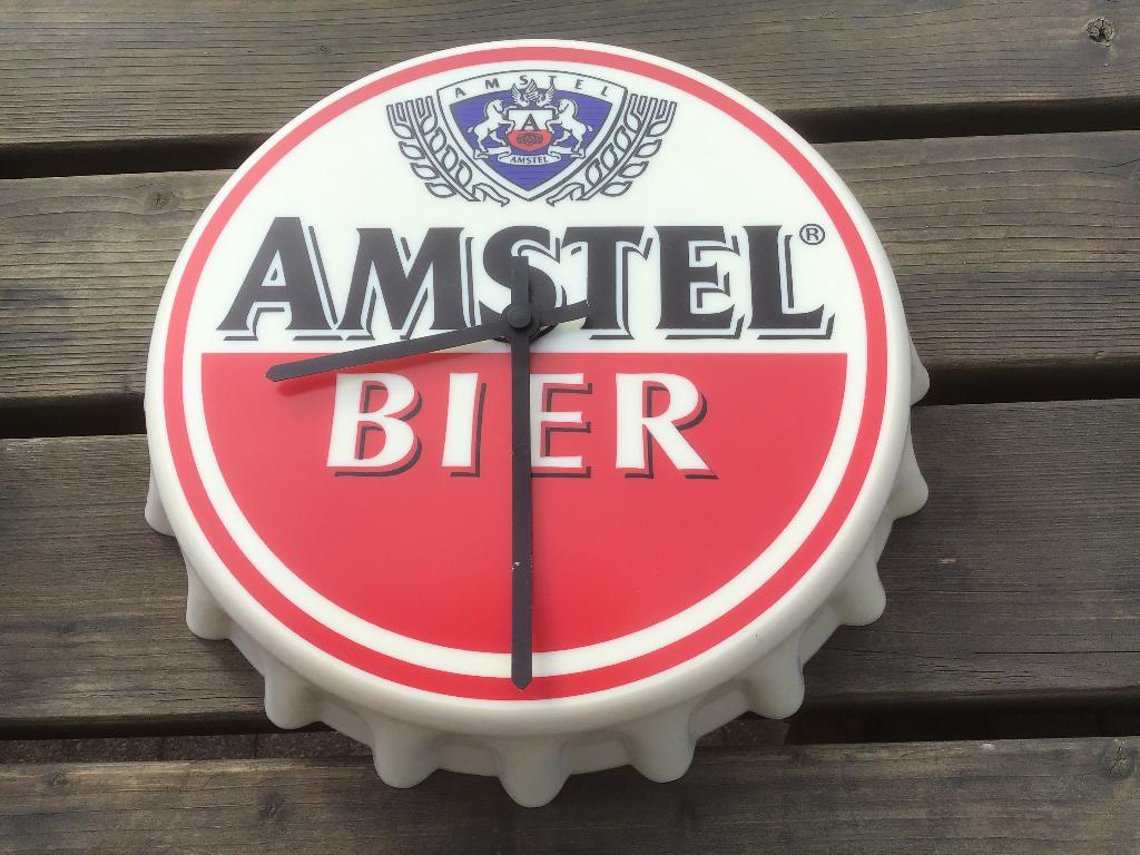 Amstel bier  klok, Ophalen of Verzenden, Gebruikt, Overige typen, Amstel