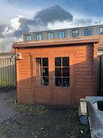 Houten tuinhuisje met dubbele deur en ramen, Ophalen, Tuinhuis, 250 tot 500 cm, 2 ramen