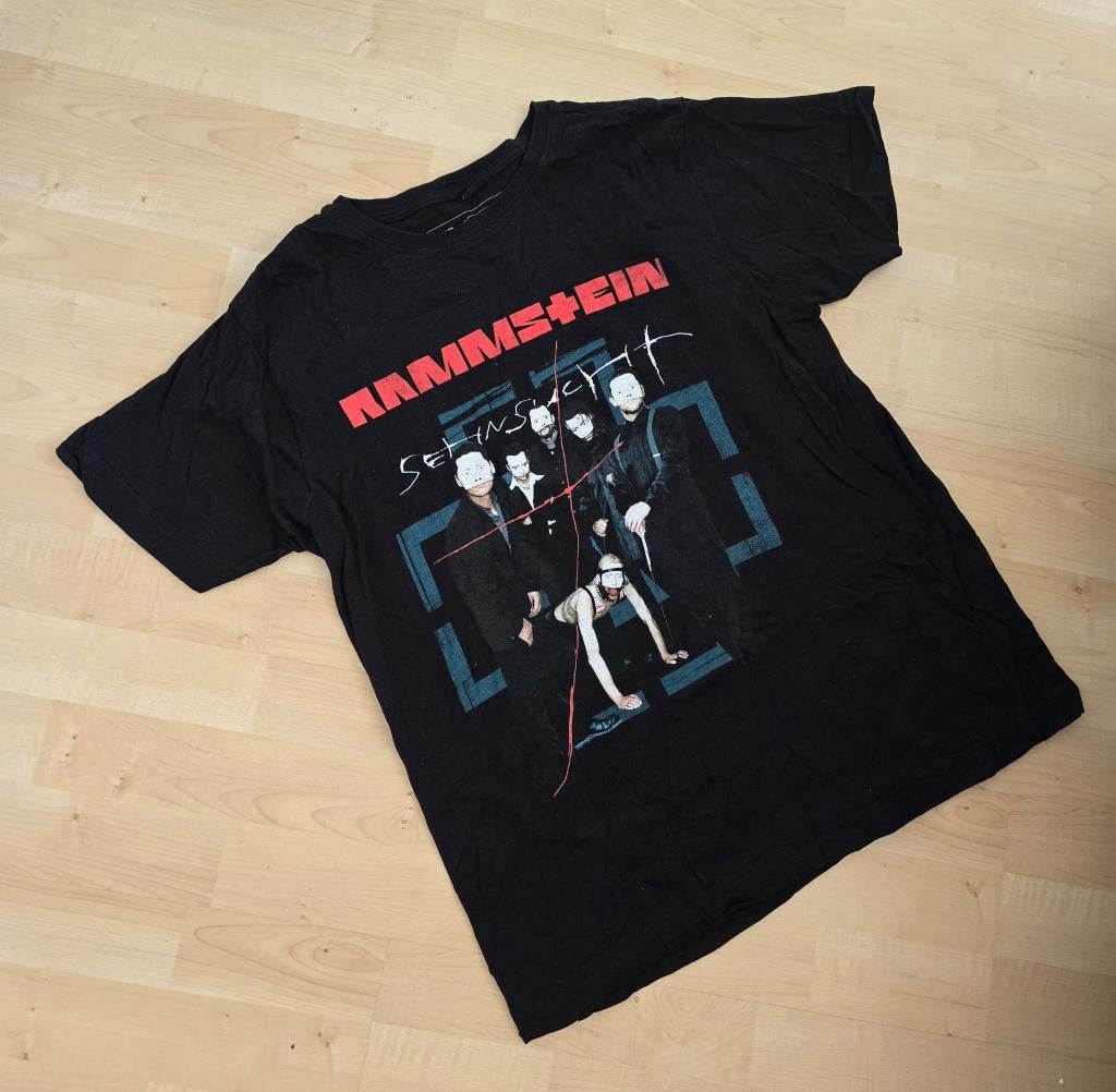 Rammstein T-shirt Sehnsucht M, Kleding | Heren, T-shirts, Maat 48/50 (M), Zwart, Ophalen of Verzenden, Zo goed als nieuw