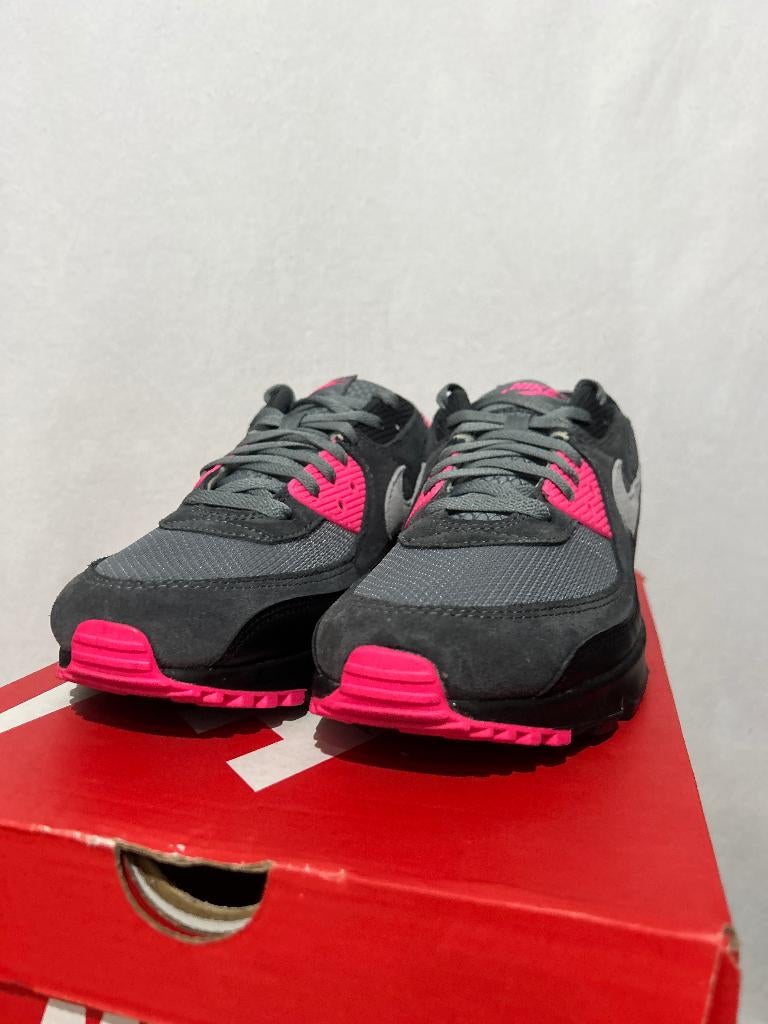 NIEUW! Maat 44,5 - Nike Air Max 90 Wolf Grey Hyper Pink, Overige kleuren, Verzenden, Nike, Nieuw