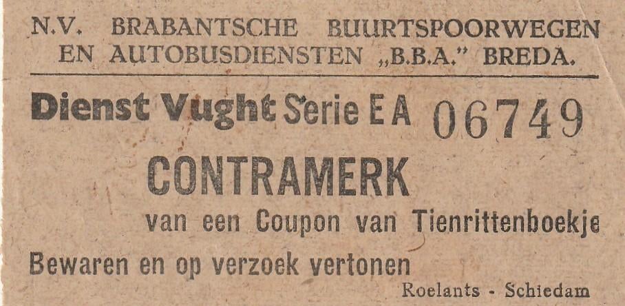 Contramerk Dienst Vught Serie EA 06749 BBA, Verzamelen, Spoorwegen en Tramwegen, Verzenden, Gebruikt, Trein, Overige typen