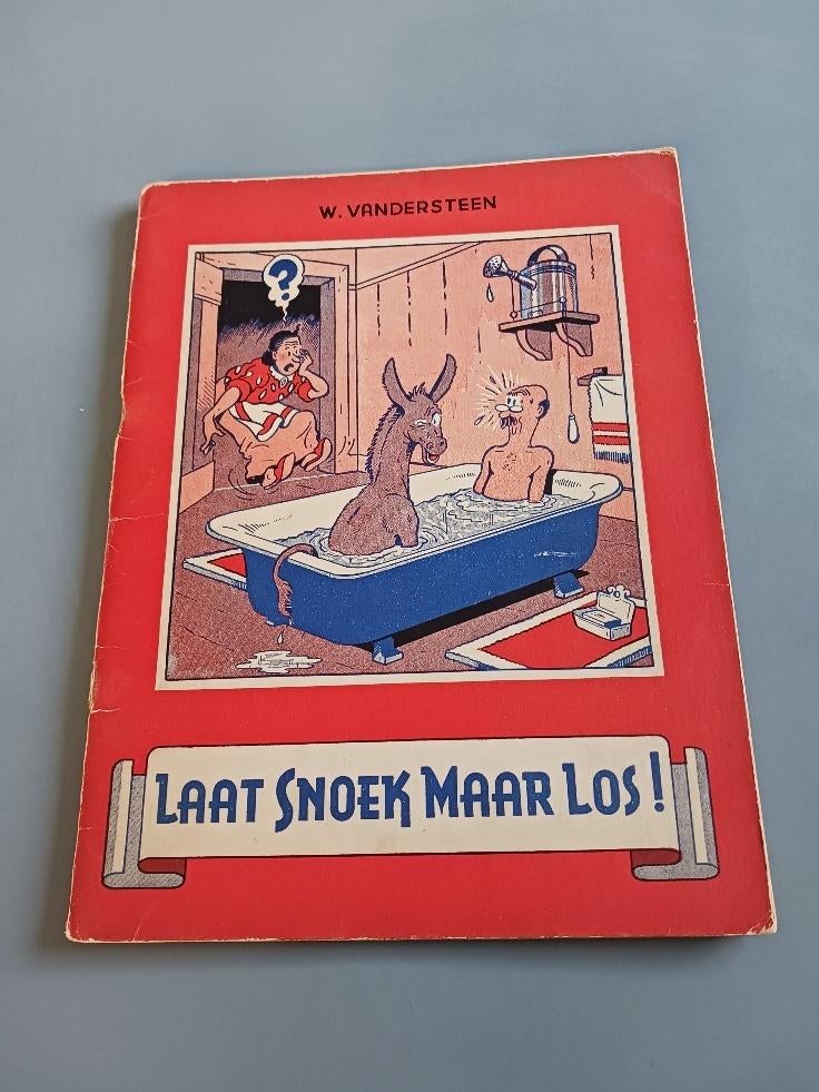 Snoek, laat Snoek maar los, herdruk '50, goede staat, Gelezen, Willy Vandersteen, Eén stripboek, Ophalen of Verzenden