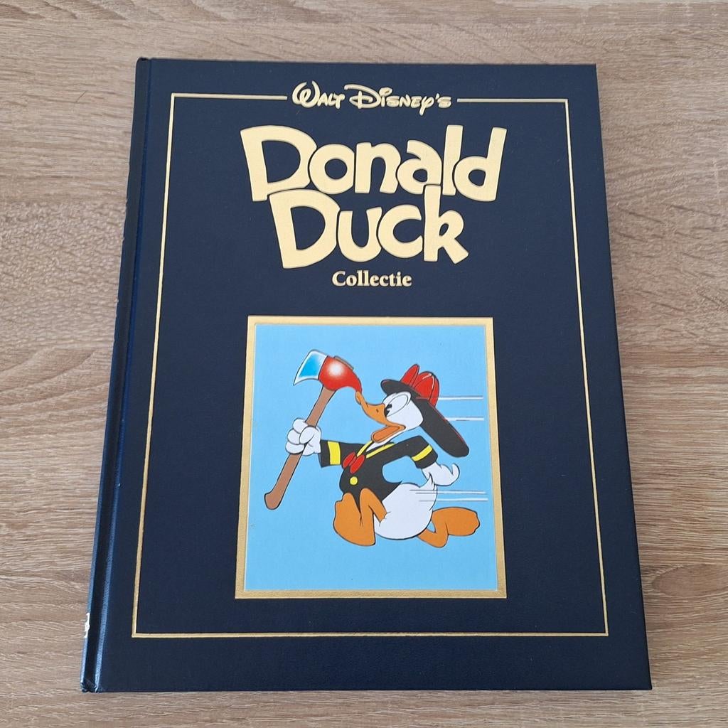 Donald Duck Collectie -  Als brandweerman + prent, Boeken, Eén stripboek, Ophalen of Verzenden, Zo goed als nieuw