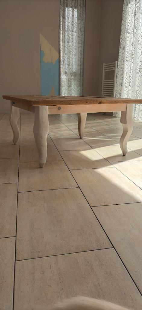 Salontafel, Ophalen, Gebruikt, 50 tot 100 cm, Steigerhout landelijk
