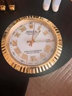 ️Rolex Day Just Goud, Witte Dial️ Roman dial,, Ophalen of Verzenden, Nieuw, Wandklok