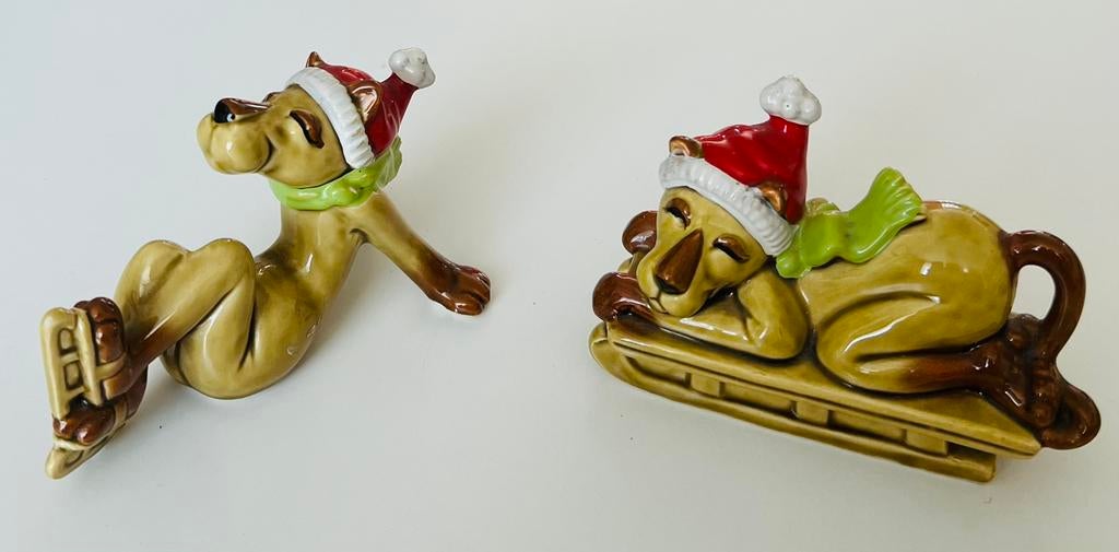 2 beeldjes Norcrest Japan, Verzamelen, Beelden en Beeldjes, Ophalen of Verzenden, Zo goed als nieuw