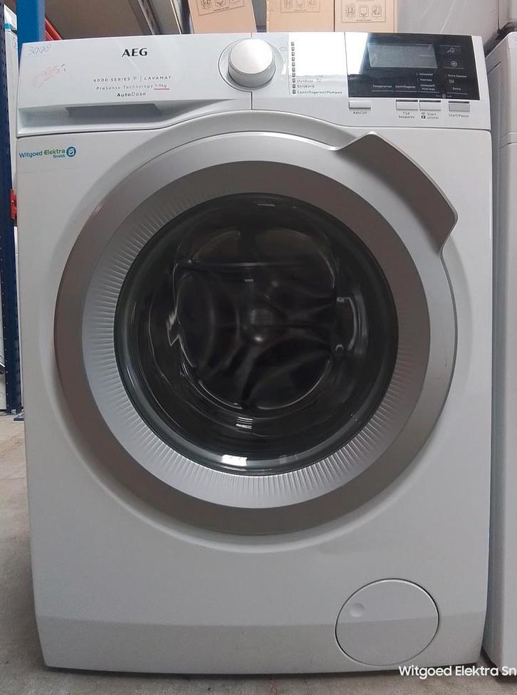 Aeg 6000 series wasmachine, 3 maand garantie 3998, Witgoed en Apparatuur, Wasmachines, Refurbished, Voorlader, 8 tot 10 kg, 85 tot 90 cm