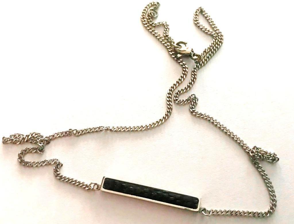 Leuke BANDHU RVS ketting, Sieraden, Tassen en Uiterlijk, Kettingen, Zo goed als nieuw, Overige materialen, Zilver, Met hanger