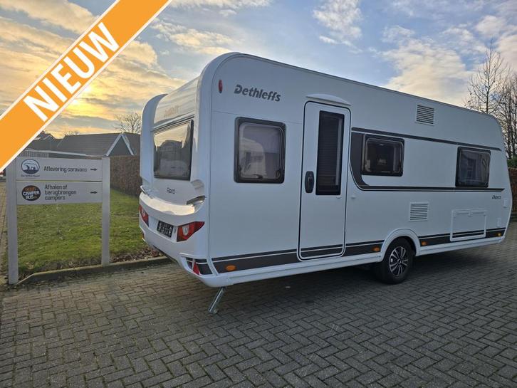 Dethleffs Aero 510 ER met mover en lengtebedden, Caravans en Kamperen, Caravans, Bedrijf, tot en met 4, 1250 - 1500 kg, Rondzit