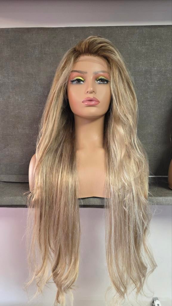 Lace wig echt haar, Ophalen of Verzenden, Nieuw, Pruik of Haarverlenging