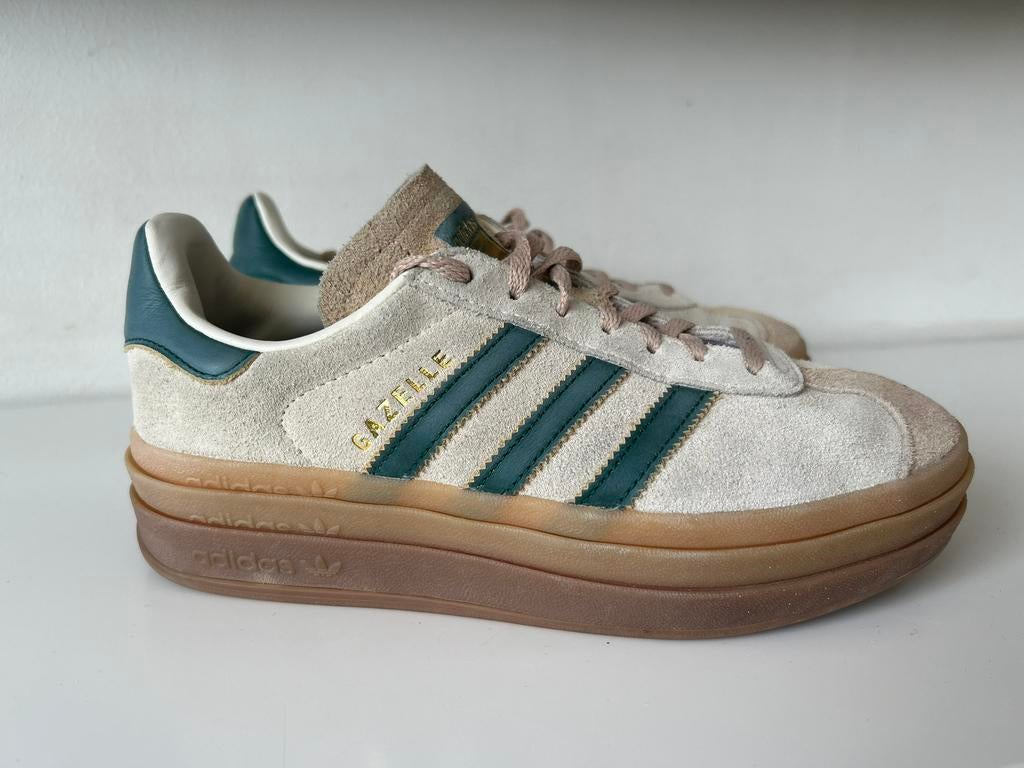Adidas Gazelle Bold maat 38, Beige, Ophalen of Verzenden, Sneakers of Gympen, Zo goed als nieuw