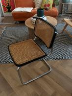 Marcel Breuer Cesca Style Chairs, Ophalen, Gebruikt, Bruin, Twee