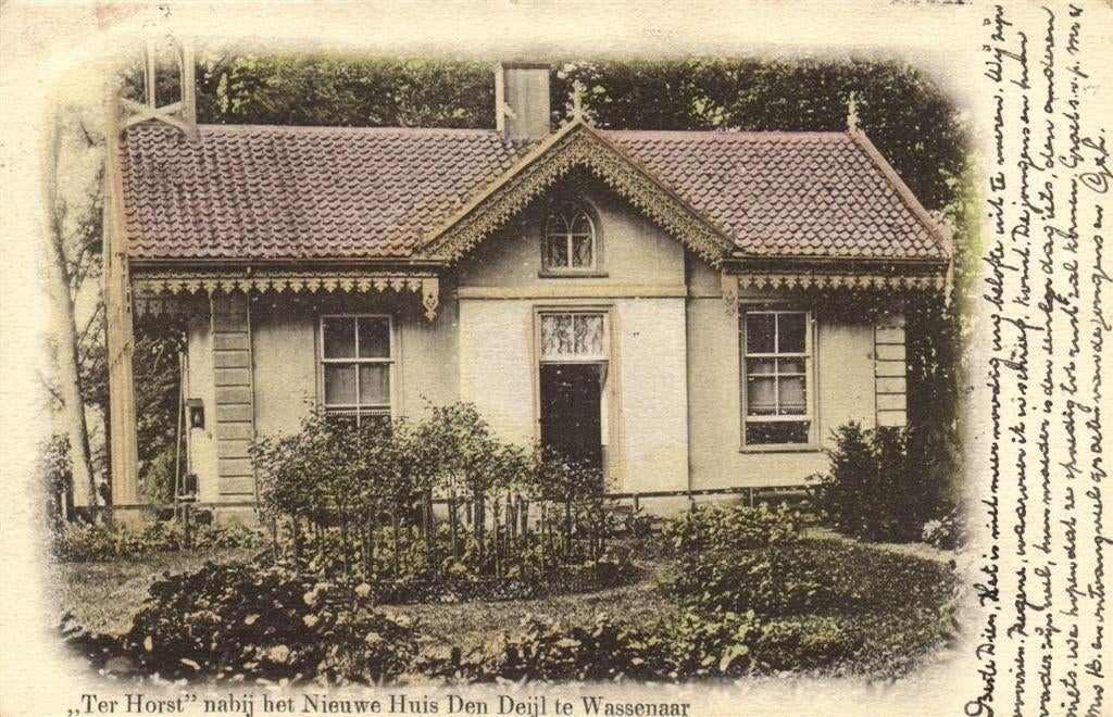 Ter Horst nabij het Nieuwe Huis Den Deijl te Wassenaar - 190, Verzenden, Voor 1920, Gelopen, Zuid-Holland