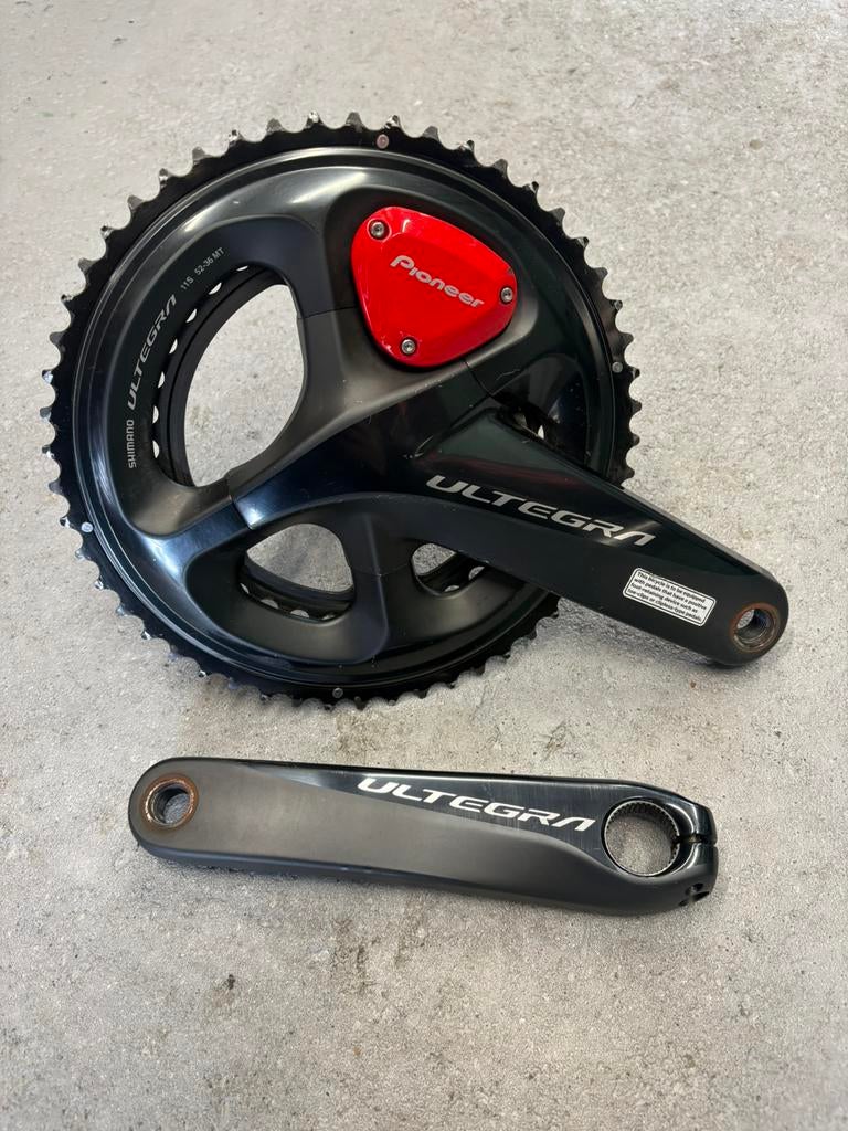 Shimano Ultegra Crankset dubbele Powermeter Pioneer 165mm, Crankstel of Pedalen, Stalbergweg, Shimano, Info@velovenlo.nl