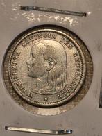 Zilveren 10 Cents munt Koningin Wilhelmina 1893, Postzegels en Munten, Munten | Nederland, Zilver, Ophalen of Verzenden, 10 cent