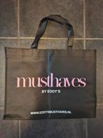 Eddy's tas zwart met roze opdruk, Ophalen of Verzenden