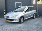 Peugeot 206 SW 1.6-16V Air-line 3 Airco Apk, Auto's, Peugeot, Voorwielaandrijving, Zwart, 4 cilinders, Elektrische ramen