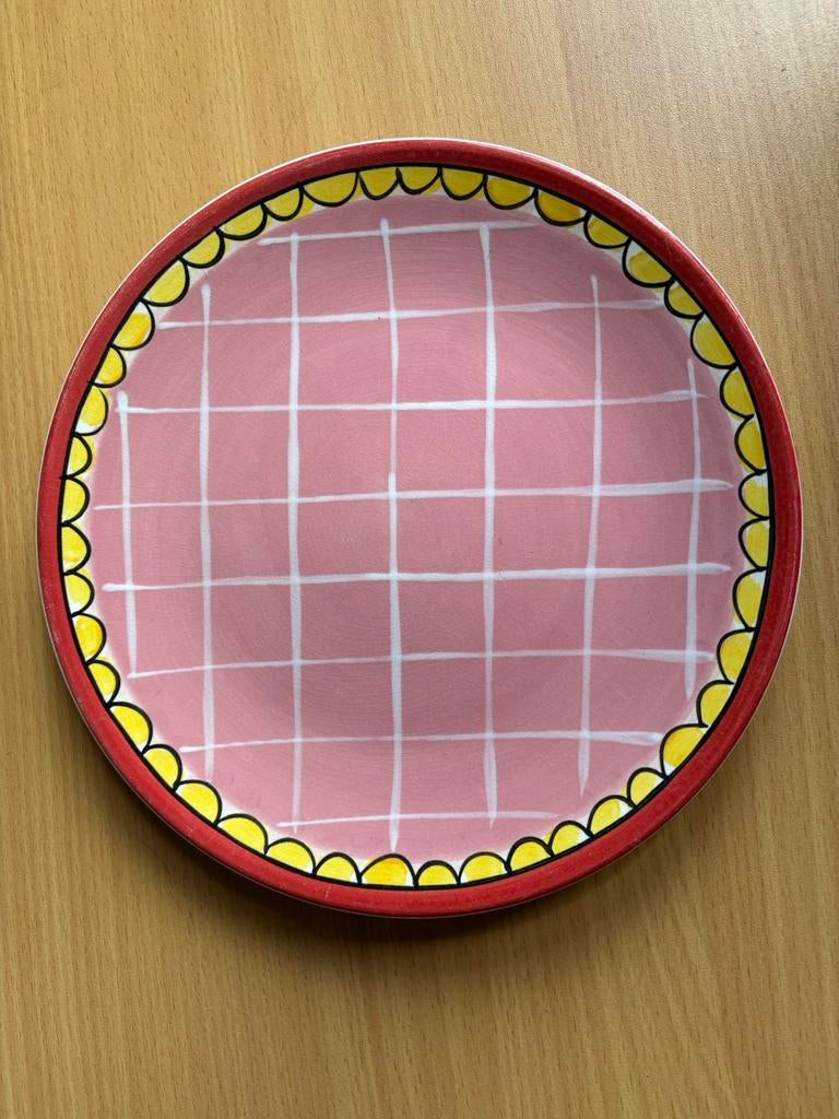 Blond Amsterdam bord Even bijkletsen blah ontbijtbord 22 cm, Blond Amsterdam, Ophalen of Verzenden, Zo goed als nieuw, Bord(en)