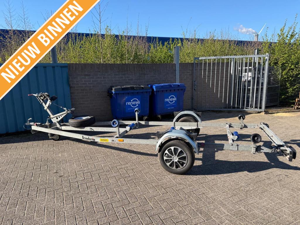 BRENDERUP BOOTTRAILER 750KG NETTE TRAILER!, Auto diversen, Aanhangers en Bagagewagens, Gebruikt