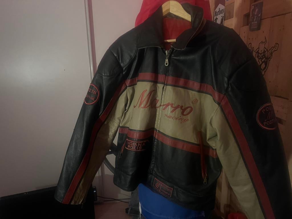 Leren jas, Kleding | Heren, Ophalen of Verzenden, Zo goed als nieuw, Maat 56/58 (XL), Bruin