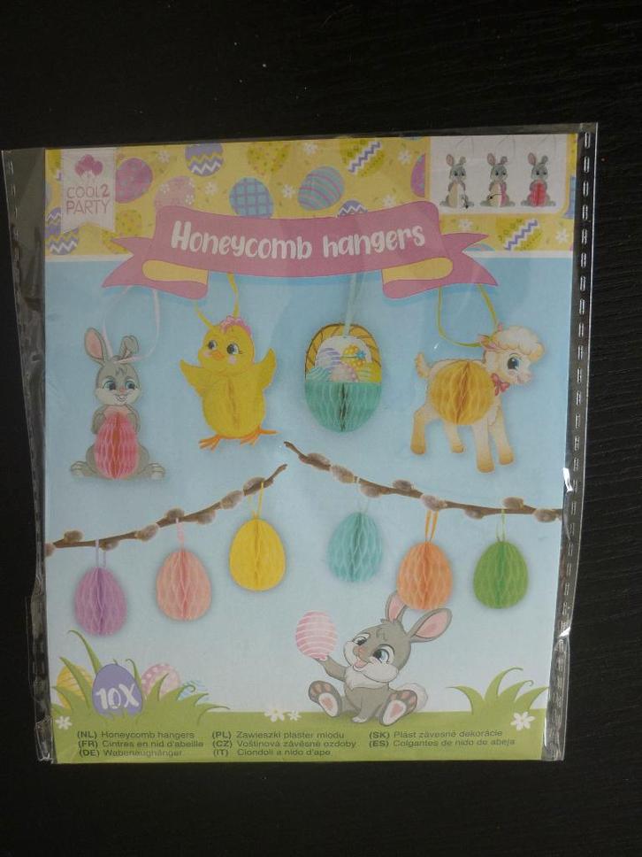 Honeycombs voorjaar / Paasversiering / Pasen - NIEUW !!!, Diversen, Pasen, Nieuw, Ophalen of Verzenden