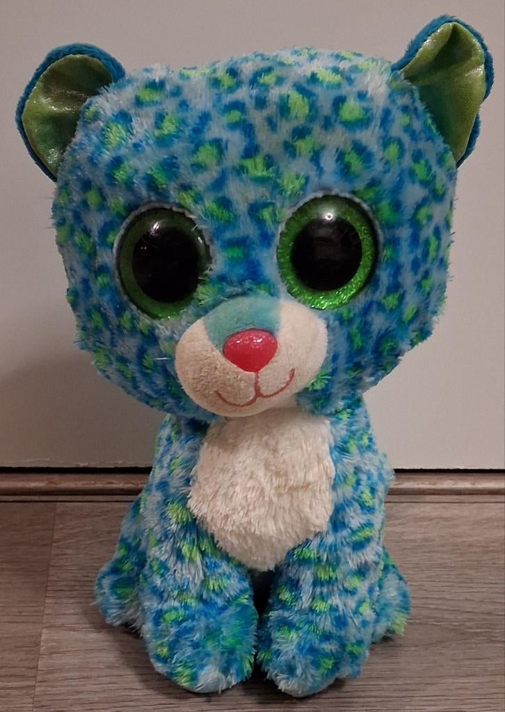 Ty beanie boo panter Leona 24 cm, Ophalen of Verzenden, Zo goed als nieuw, Overige typen